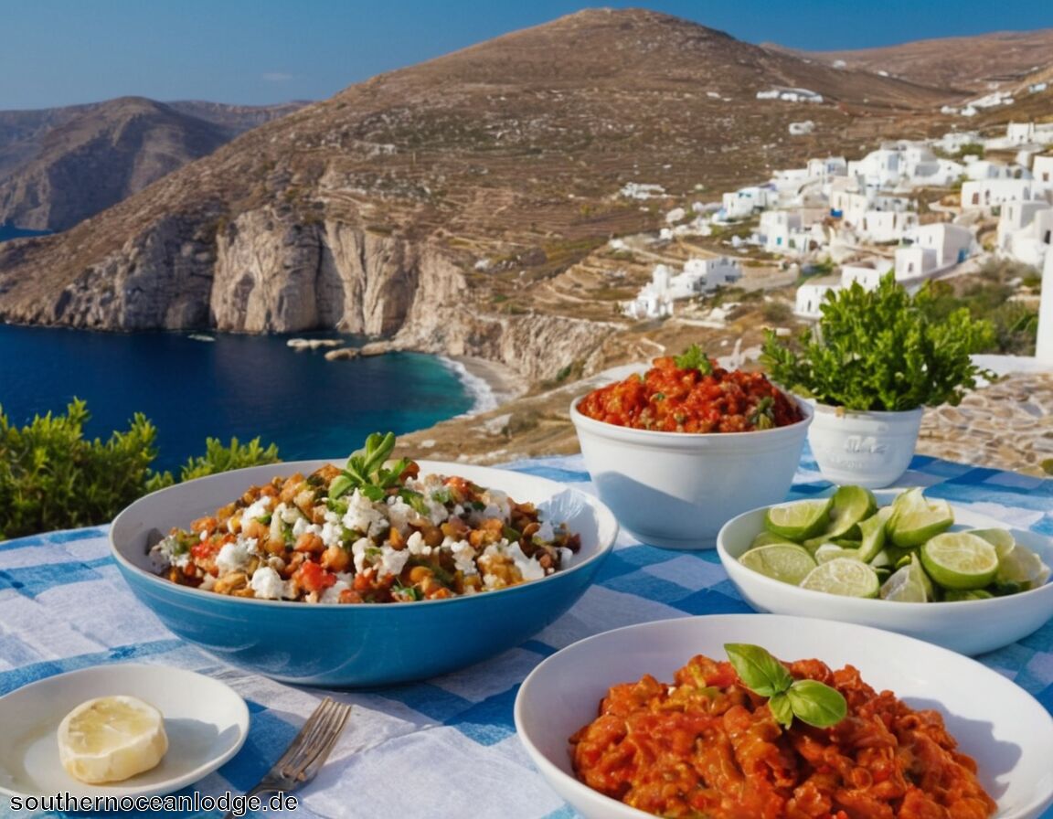 Essen: Lokale Spezialitäten entdecken - Folegandros » Ein Geheimtipp unter den Kykladen