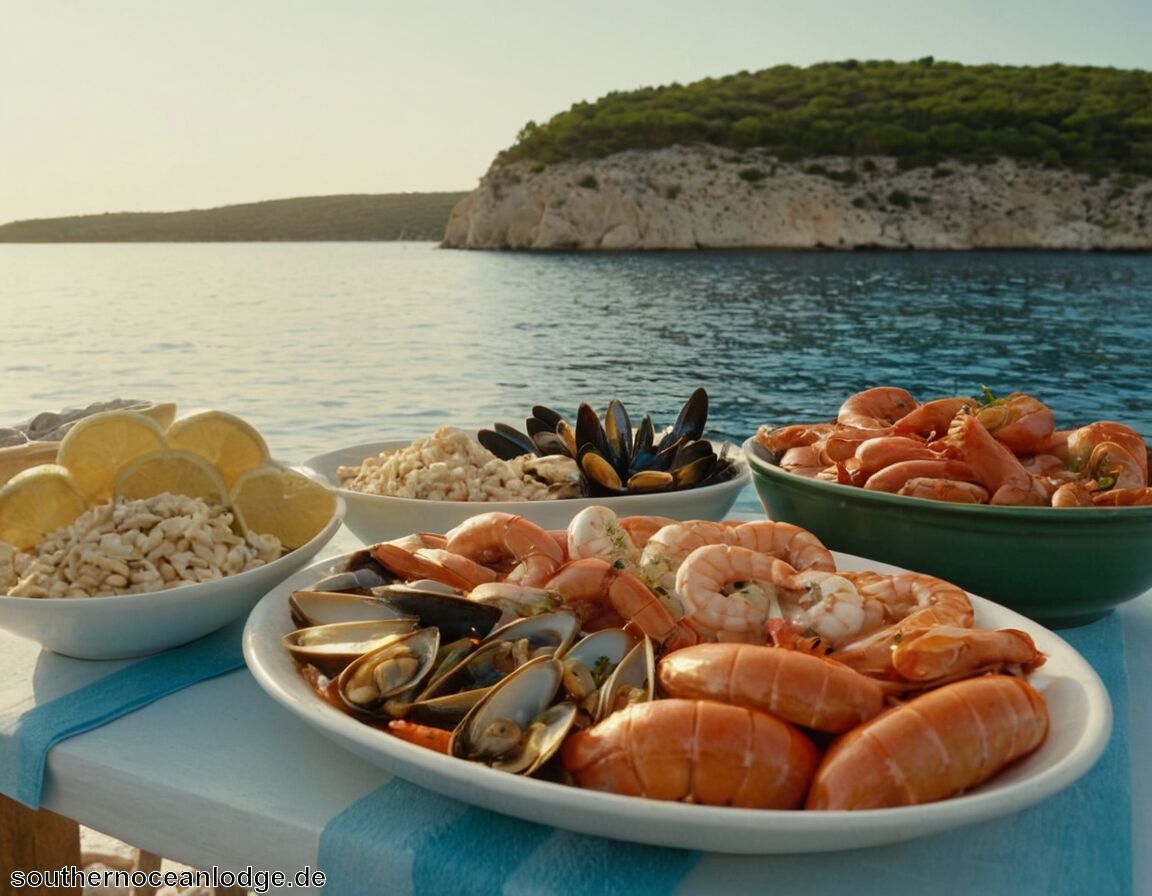 Kulinarik: Frische Meeresfrüchte und lokale Spezialitäten   - Dugi Otok » Ruhepole im blauen Wasser  