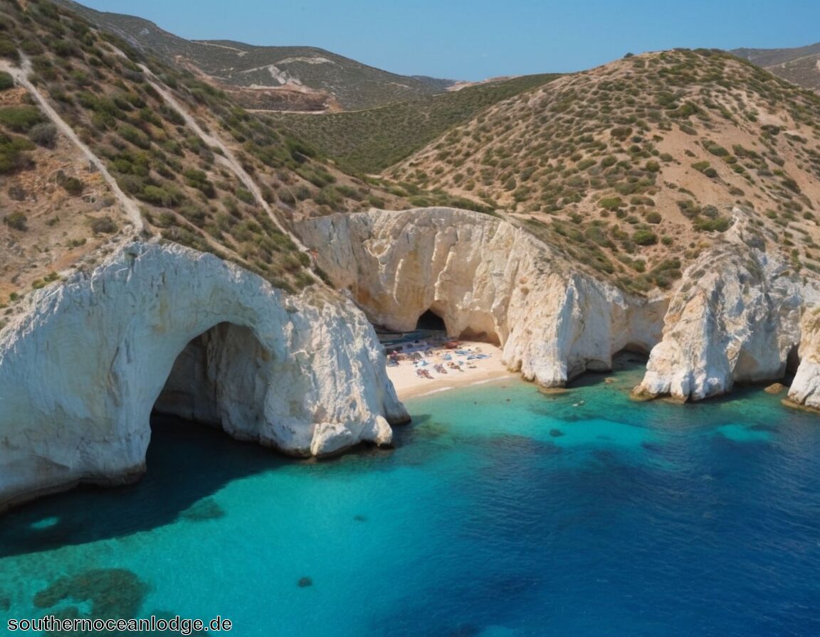 Milos » Farbenfrohe Strände und Landschaften